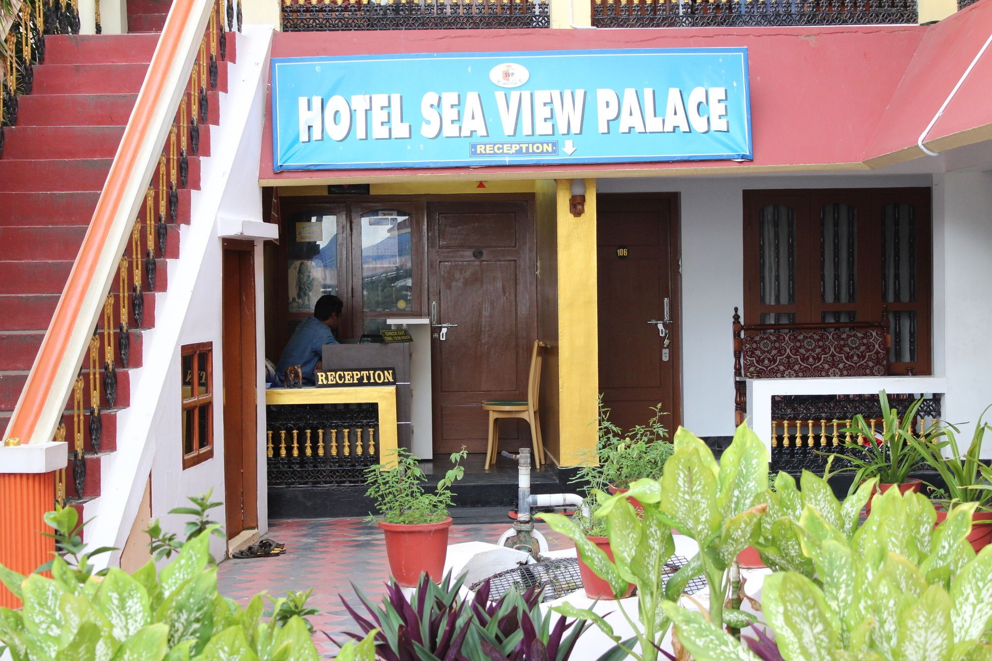 Hotel Sea View Palace - The Beach Hotel, Kovalam Exterior photo
